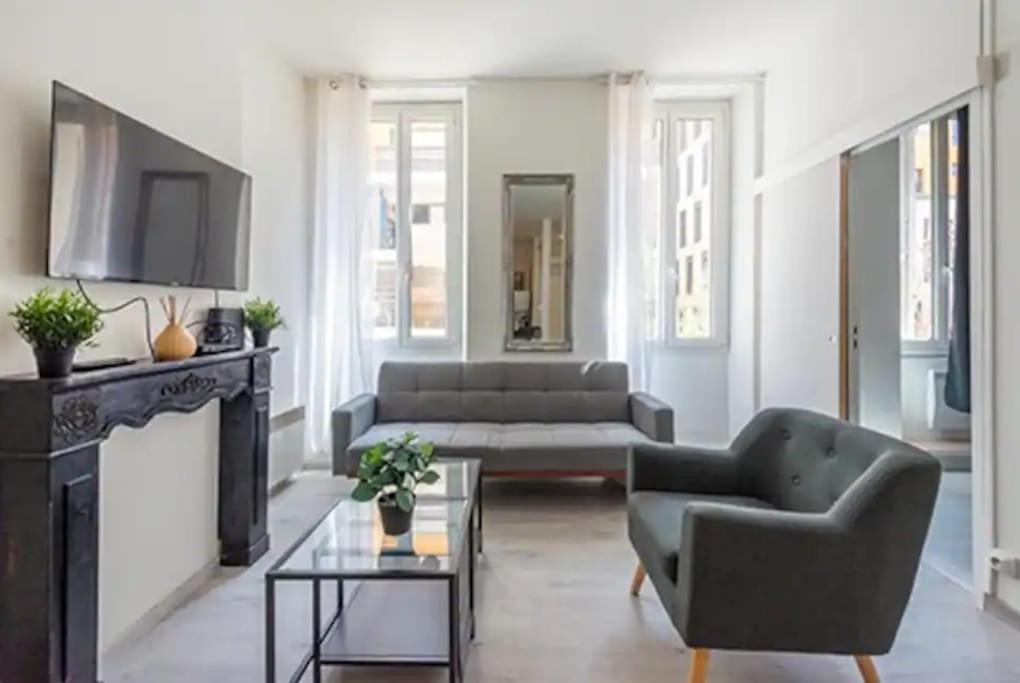 T2 Appartement Lumineux A La Joliette 马赛 外观 照片